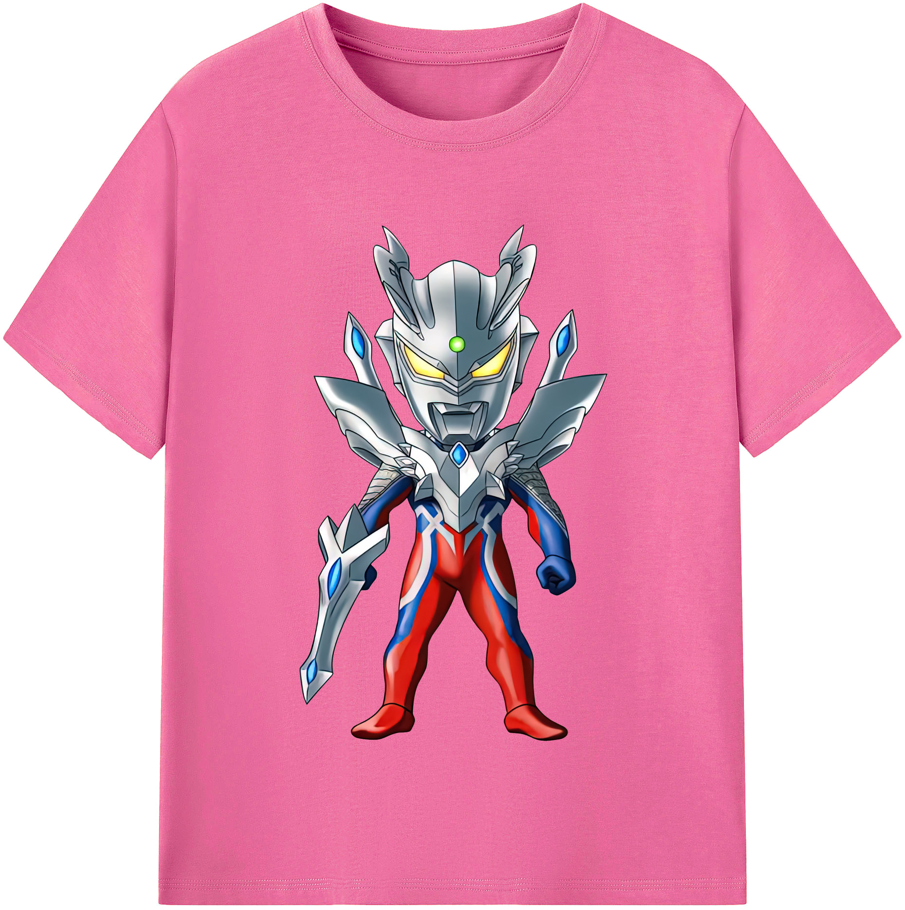 （画像用） ウルトラマン Ultraman レディースカジュアルプリントTシャツ（綿100％）